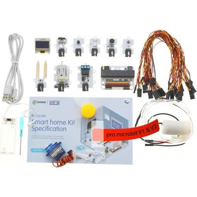 Elecfreaks Smart Home Kit: sada micro:bit senzorů pro chytrou domácnost bez micro:bit desky – Hledejceny.cz