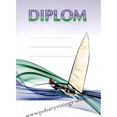 VIZINGR Jachting diplom A4 č.2 Jachting č.2 BEZ TEXTU – Hledejceny.cz