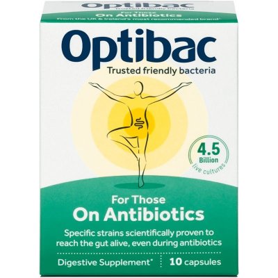 Optibac On Antibiotics 10 kapslí – Zboží Mobilmania