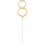 Godan Prskavka ve tvaru čísla 8 zlatá – Zboží Dáma