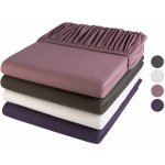 Livarno Home Žerzejové napínací prostěradlo 90-100x200 šedá – Zboží Dáma