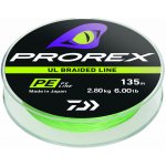 Daiwa šňůra Prorex UL Finesse Braid 135m 0,08mm 4,3kg – Zboží Mobilmania