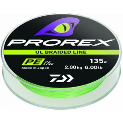 Daiwa šňůra Prorex UL Finesse Braid 135m 0,08mm 4,3kg