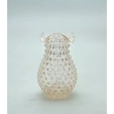 Váza 18cm – Hobnail – Ananas – meruňka – Hledejceny.cz