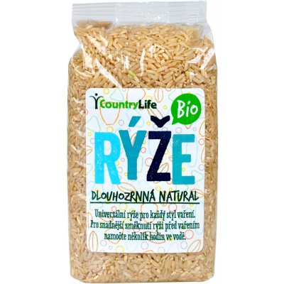 Country Life BIO Rýže pololoupaná dlouhozrnná 0,5 kg – Zboží Mobilmania