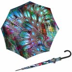 Doppler Fiber Flex AC Pavone dámský holový vystřelovací deštník vícebarevný – Sleviste.cz