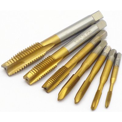 Sada strojních závitníků M3-M12 HSS Titanium – Zboží Mobilmania