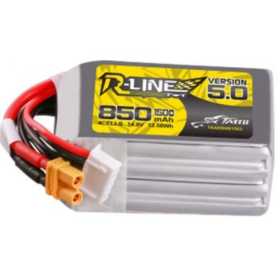 TATTU GENS ACE LIPO R-Line FPV serie 4S 850mAh 14,8V 4S1P 150C Version 5.0 – Zbozi.Blesk.cz