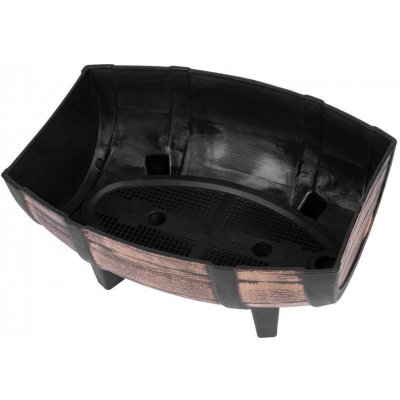 Strend Pro Woodeff Kvetináč 29x41x19 cm zlatý – Hledejceny.cz