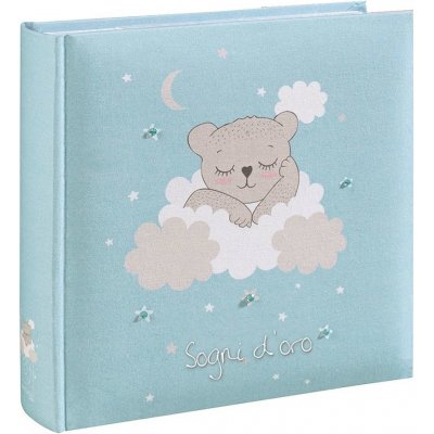 S519 TEDDY BEAR BLUE fotoalbum dětské klasické na fotorůžky BB-P60 29x29 – Zboží Mobilmania