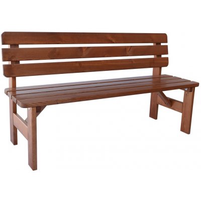 Rojaplast Zahradní lavice Viking borovice lakovaná 150 cm – Zboží Dáma