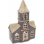 Keramický svícen Dům - Kostel 26 cm – Zboží Dáma