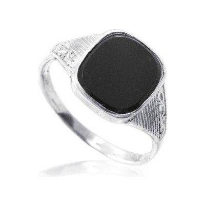 Zlatnictví Zlatíčko Zlatý pečetní pánský prsten s onyxem 760.00004 – Hledejceny.cz