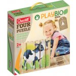 Quercetti Puzzle Zvířata na statku – Zboží Dáma