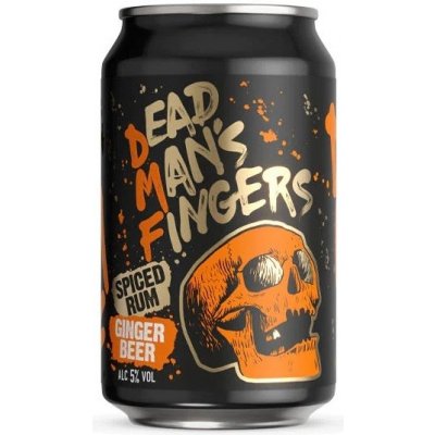 Dead Man’s Fingers Spiced & Ginger Beer 5% 0,33 l (plech) – Zboží Dáma