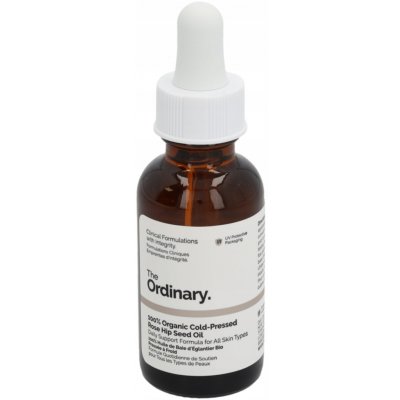 The Ordinary 100% Organic Cold-Pressed Rose Hip Seed Oil hydratační olej 30 ml – Sleviste.cz
