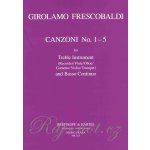 CANZONI 1-5 by Girolamo Frescobaldi for Recorder flétna hoboj housle & Basso Continuo – Zboží Mobilmania