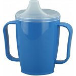 Modom hrnek s pítkem se dvěma víčky modrý KP121M 250 ml – Zboží Dáma