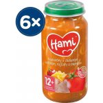 NUTRICIA Hami Makaróny s dušeným vepřovým rajčaty a paprikou 6x250 g
