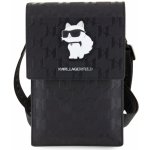 Pouzdro Karl Lagerfeld Saffiano Monogram Wallet Phone Bag Choupette NFT černé – Zboží Živě Pouzdro Karl Lagerfeld Saffiano Monogram Wallet Phone Bag Choupette NFT černé – Zboží Živě