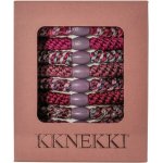 KKNEKKI Dárková sada gumiček KKnekki Plum Edition – set 8 ks, fialová barva, textil – Hledejceny.cz