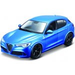 Bburago Alfa Romeo Stelvio modrá 1:24 – Zboží Dáma