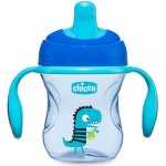 Chicco hrneček trénujeme s držadly modrá/tyrkysová 200 ml – Zboží Mobilmania