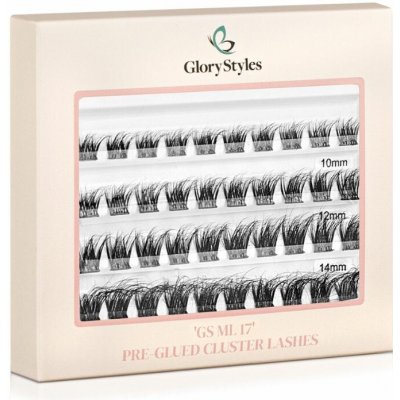 GloryStyles Samolepící segmentové řasy GS ML 17 Délka řas: dlouhé (10 - 16 mm) – Sleviste.cz