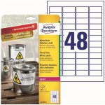 Avery Zweckform L4778-8 Odolné PET etikety 45,7x21,2mm 384 ks bílá – Sleviste.cz
