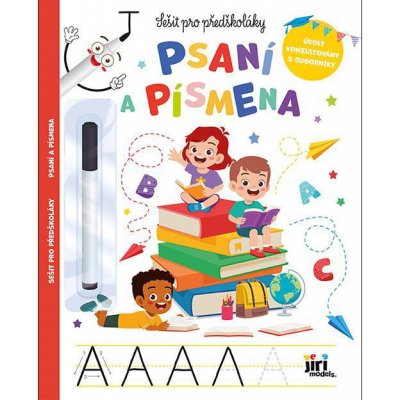 Jiri Models Sešit pro předškoláky Psaní a písmena – Zboží Dáma
