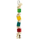 Karlie Hračka dřevěná barevná se zvonečkem 20cm – Zboží Mobilmania