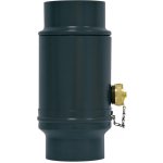 Prefa Sběrač dešťové vody Ø 100 mm se závitem 1"P10 RAL 7016 antracit – Zbozi.Blesk.cz