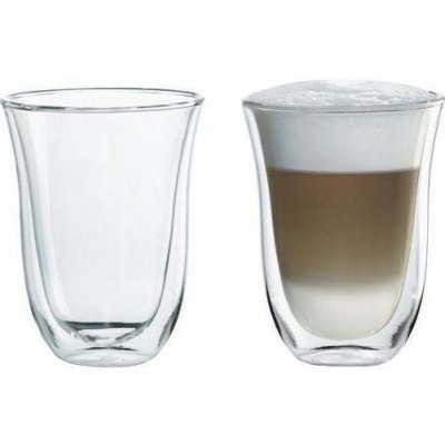 DeLonghi Latte Macchiatto termo sklenice 2ks SKLENIČKY DELONGHI NA LATTE MACCHIATO Sklenice 330 ml