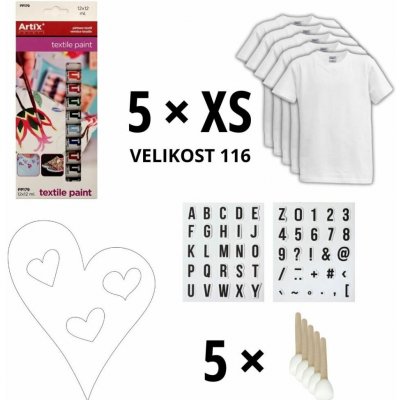 Davona Sada malování na trička XS 5ks – Hledejceny.cz