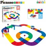 Picasso Závodní dráha s autíčky 30 ks – Zboží Mobilmania
