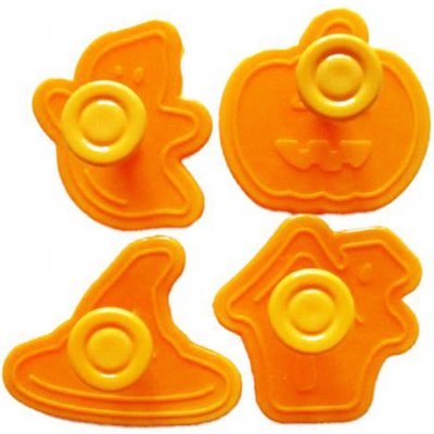 Plastová vykrajovátka s razítkem TORO 4ks Halloween – Zboží Dáma