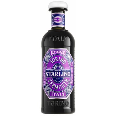 Hotel Starlino Rosso Vermouth 17%, 0,75 l (holá láhev) – Zboží Dáma