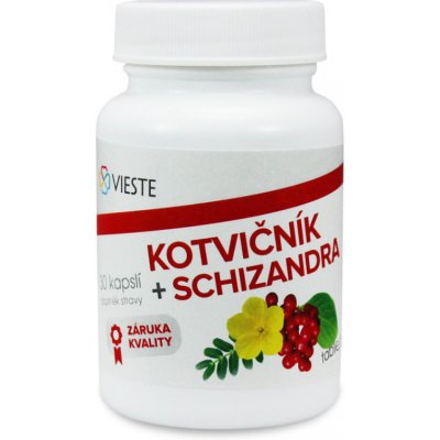 Vieste Kotvičník + Schizandra 30 kapslí