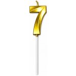 Dortisimo Svíčka zlatá číslo 7 – Sleviste.cz