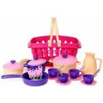 Mikrotrading Kuchyňský set s košíkem s 25 ks nádobí v síťce – Zboží Dáma