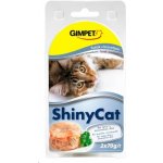 GimBorn GimCat ShinyCat tuňák s krevetami 2 x 70 g – Sleviste.cz