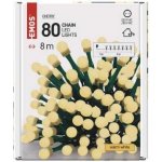 Emos D5AW02 LED vánoční cherry řetěz kuličky 8 m venkovní i vnitřní teplá bílá časovač – Hledejceny.cz