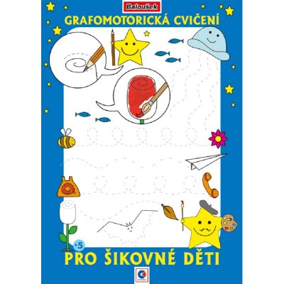 Baloušek Tisk Omalovánka A4 Grafomotorická cvičení – Zbozi.Blesk.cz