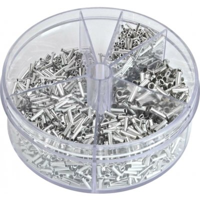 Dutinky lisovací neizolované, 0.55 - 2.5 mm, sada 1900 ks - ASTA – Sleviste.cz
