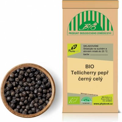 Wild Herbs Tellicherry Pepř černý celý BIO 50 g – Zboží Mobilmania