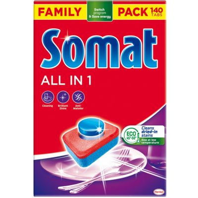 Somat tablety do myčky All-in-1 140 ks