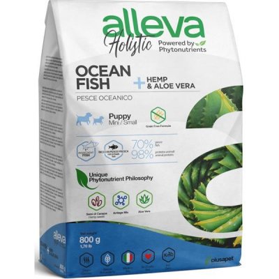 Alleva Holistic Dog Dry Puppy Ocean Fish Mini 0,8 kg – Zboží Mobilmania