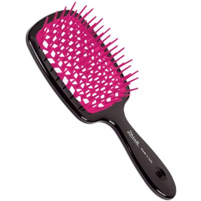 Jäneke kartáč Superbrush plochý obdélník, černá ručka, trny Fuchsia – Zboží Mobilmania