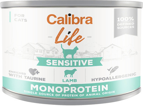 Calibra pro citlivé kočky jehněčí Life Sensitive Lamb 0,2 kg