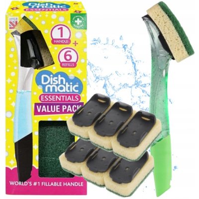 DishMatic Antibakteriální myčka s dávkovací rukojetí +6 houbiček KOMPLET 4935 – Zboží Dáma